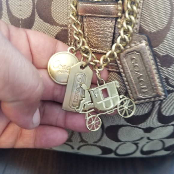 Coach Signature Logo Purse / Handbag - Picture 3 of 11